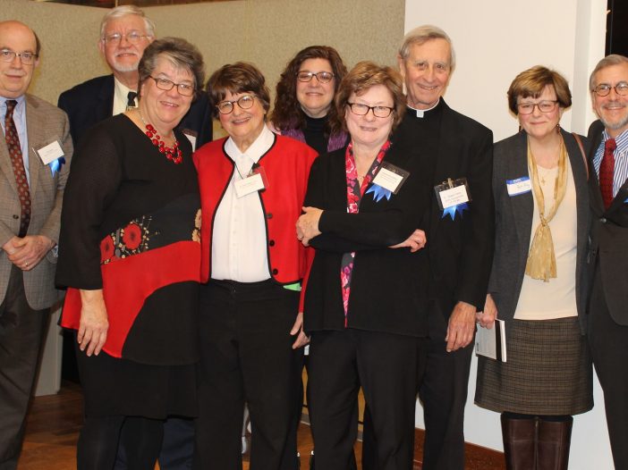 2018 Award Winner Jeanne Hunt (second from left)